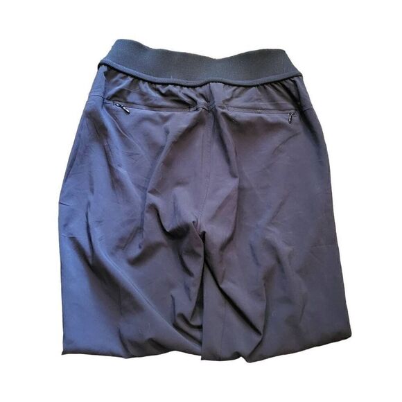 Athleta Pants Women's 2 Black Interlude Lounge Pull On Lightweight Athleisure - Picture 2 of 4